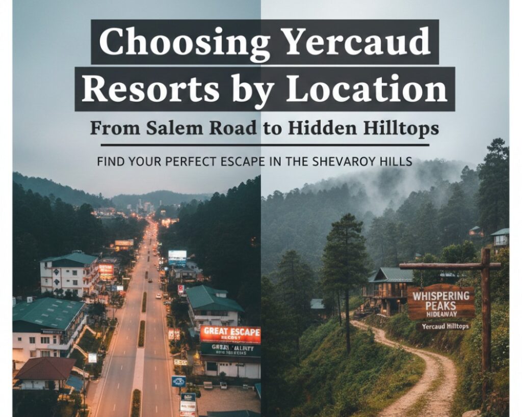 Choosing Yercaud Resorts by Location From Salem Road to Hidden Hilltops