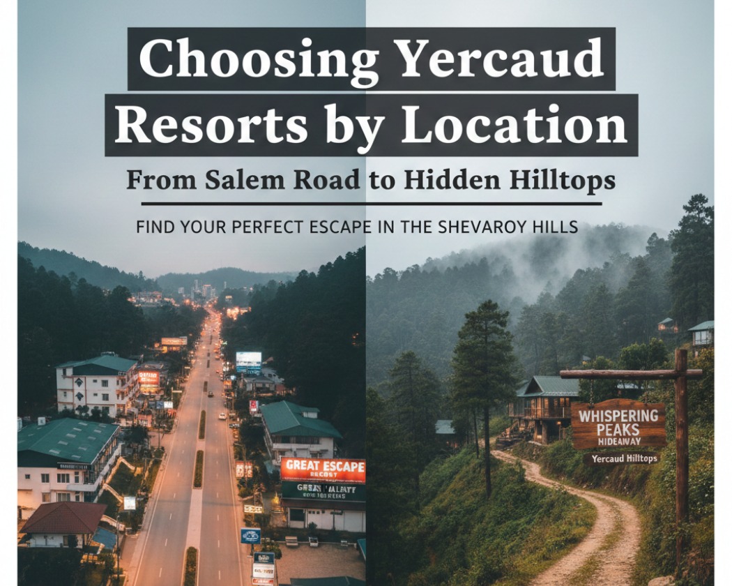 Choosing Yercaud Resorts by Location From Salem Road to Hidden Hilltops