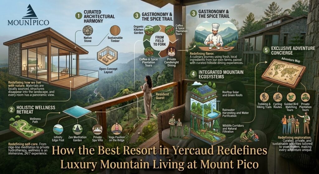 Luxury Amenities at Mount Pico Best Resort in Yercaud That Elevate Every Stay