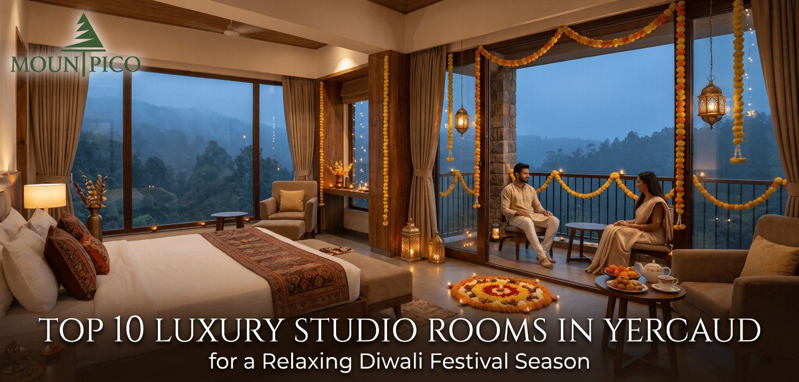 Top 10 Luxury Studio Rooms in Yercaud for a Relaxing Diwali Festival Season